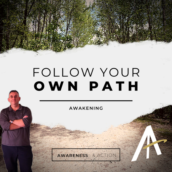 Follow your own path to awakening artwork