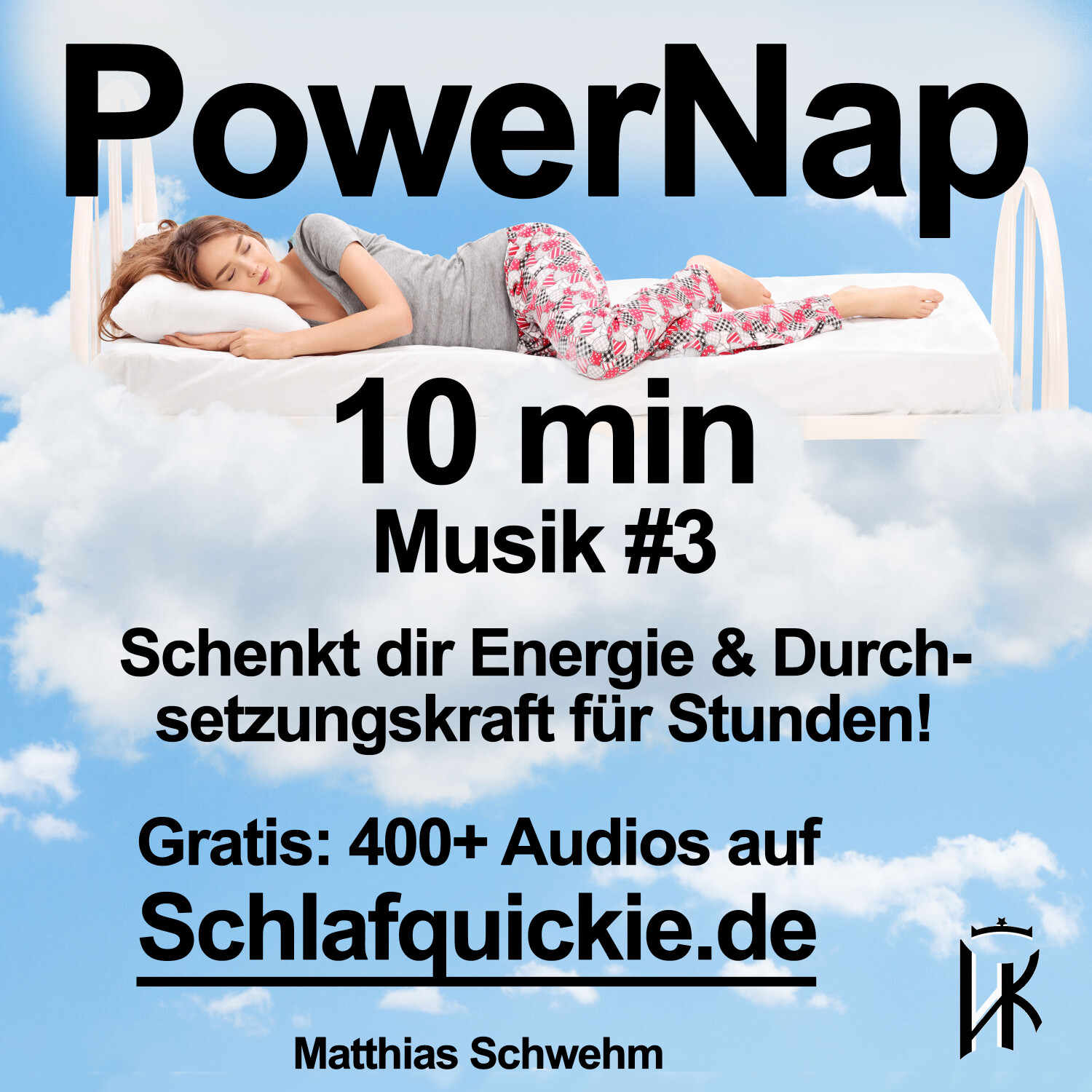 Power Nap 10 min deutsch & Musik #3 📢 HypnoKing® NSDR✅ Schlafquickie, Mittagsschlaf Meditation