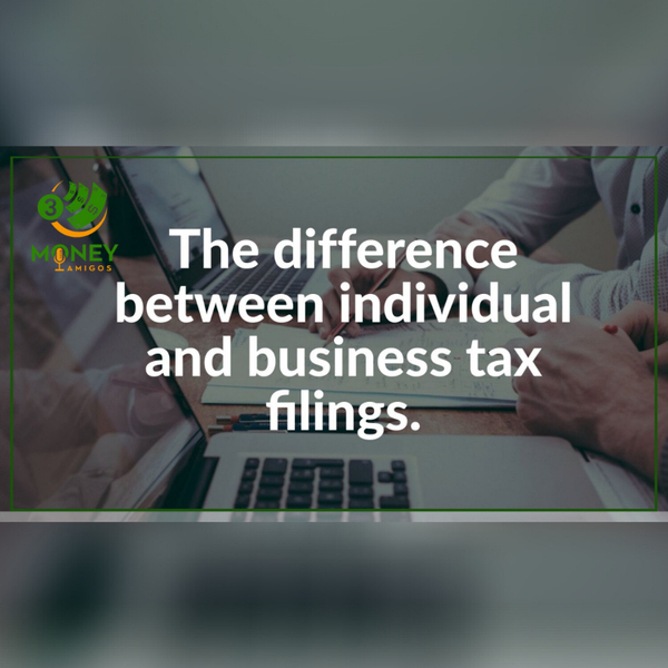The difference between individual  and business tax filings artwork