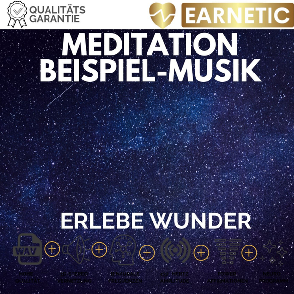 EARNETIC Erlebe Wunder & manifestiere alles schneller in deinem Leben – Silent Subliminal MEDITATION artwork