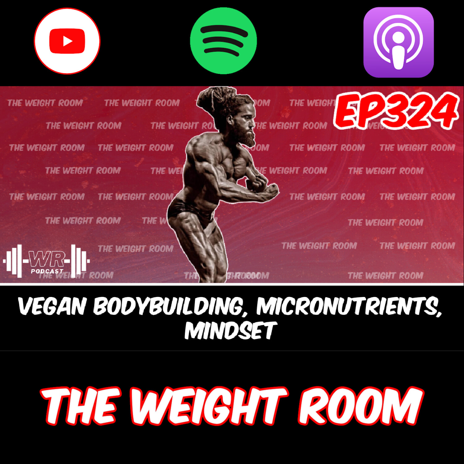 cover of episode EP324: IFBB Pro Barbarian Hak on Vegan Bodybuilding, Food Quality, Importance of Micros, and MORE