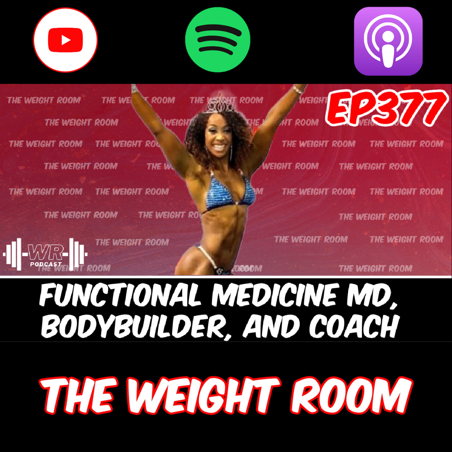 cover of episode EP377: Functional Medicine MD, Author, Bodybuilder, and Fitness Coach, Dr. Riva Robinson