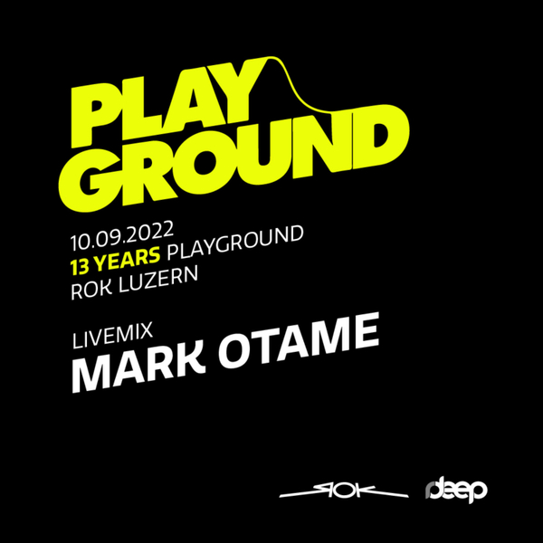 13Y Playground livemix Mark Otame artwork