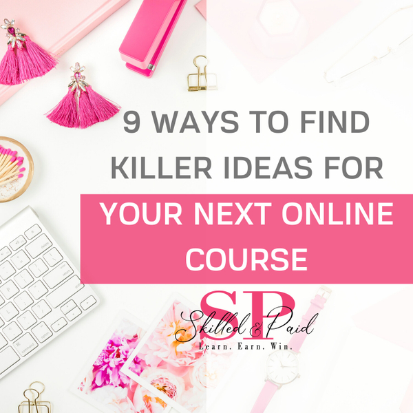 9 ways to find killer ideas for your next online course artwork