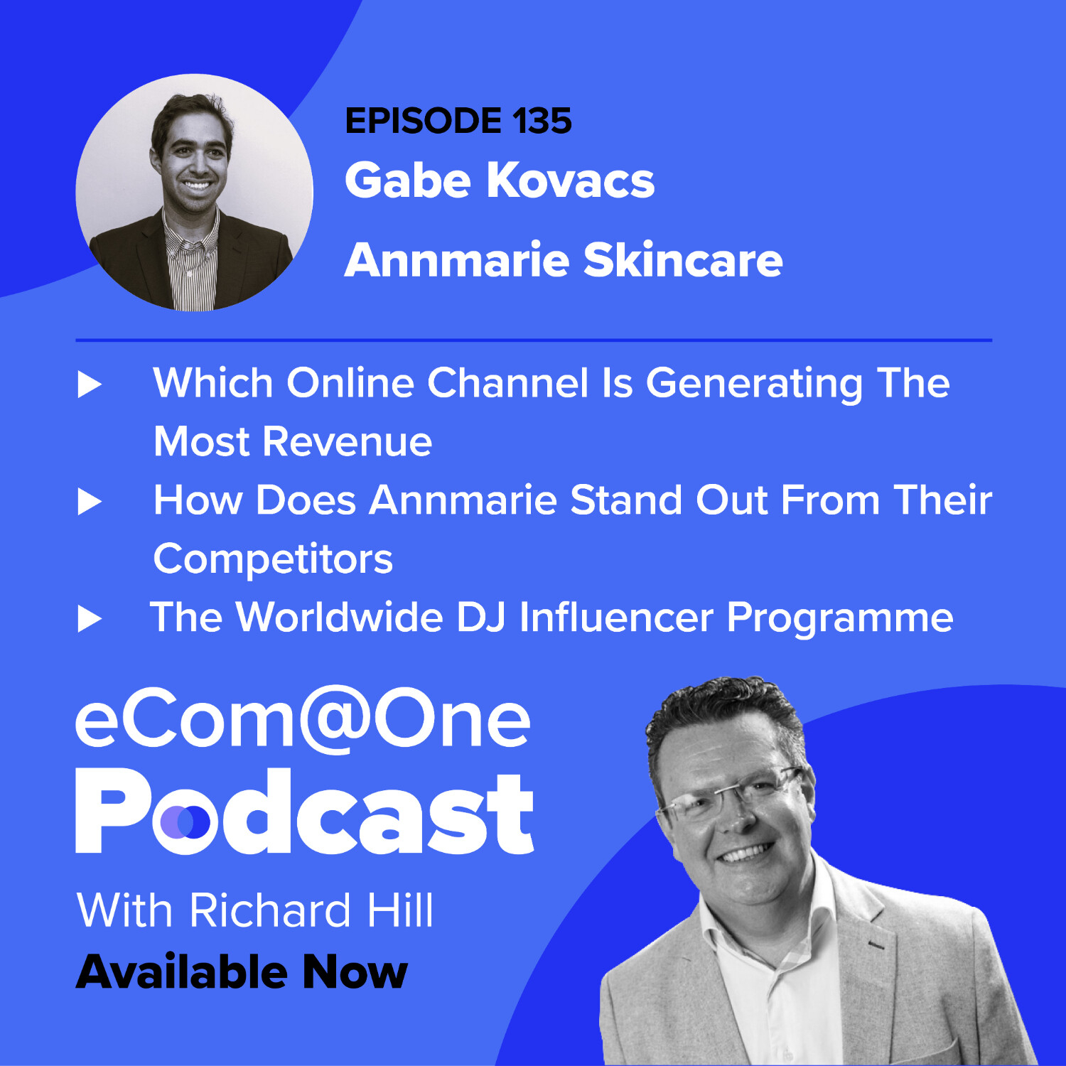 E135: Gabe Kovacs - How to Thrive in a Time of Uncertainty by Using SMS And Email to Stand Out From Competitors episode artwork