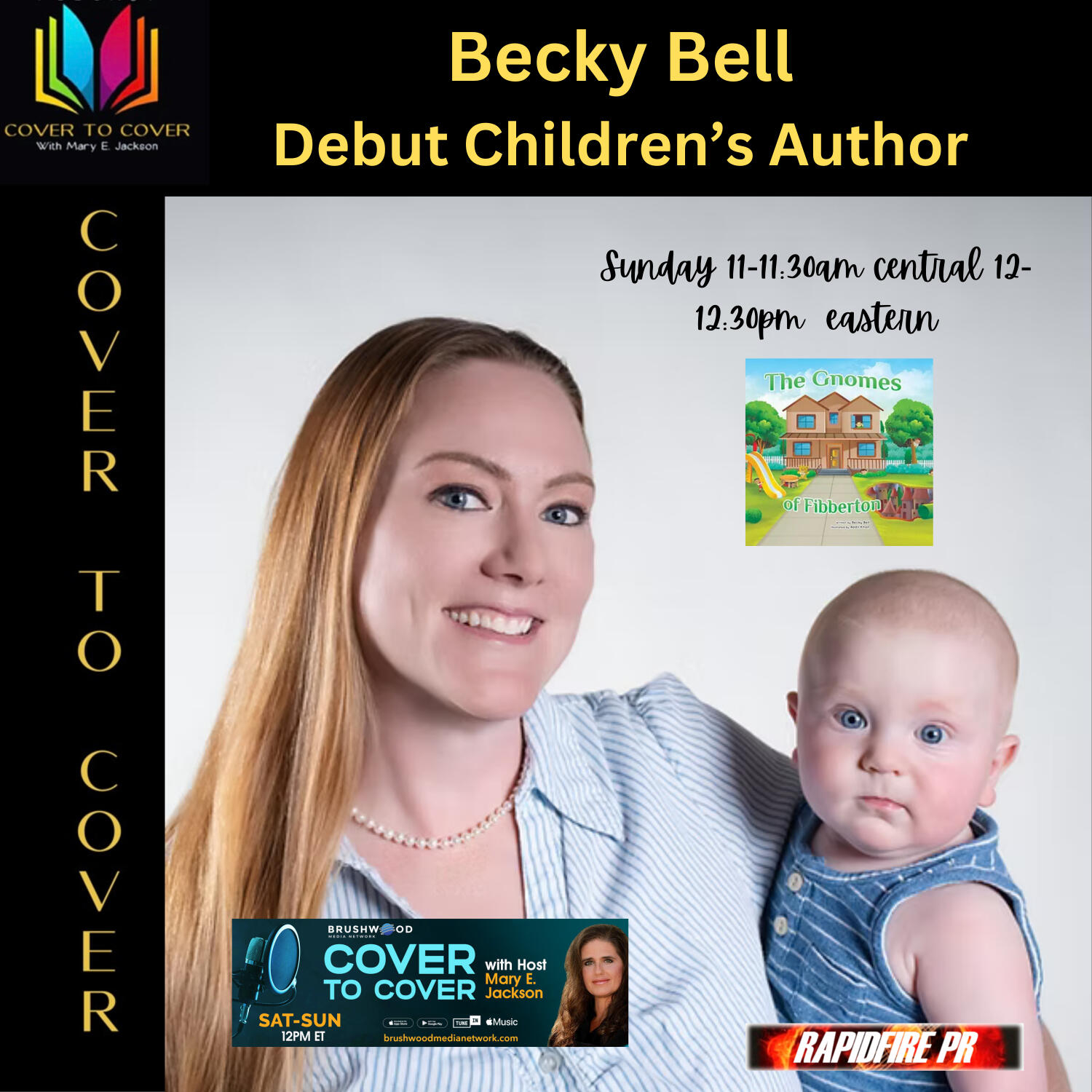 Becky Bell - Debut Children's Author - The Gnomes of Fibberton