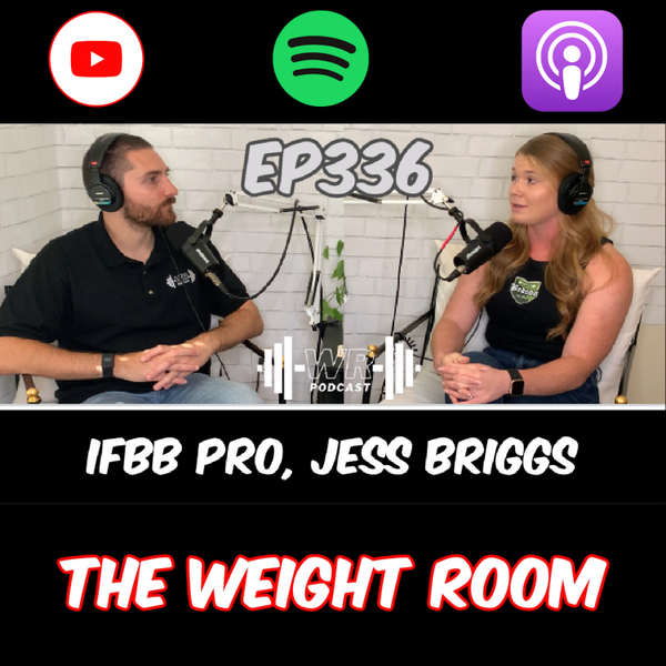 EP336: IFBB Figure Pro, Jess Briggs artwork