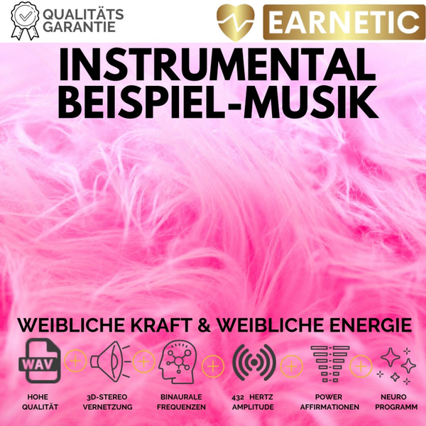 EARNETIC Ausgleich weibliche Kraft & weibliche Energie – Silent Subliminal Instrumental artwork