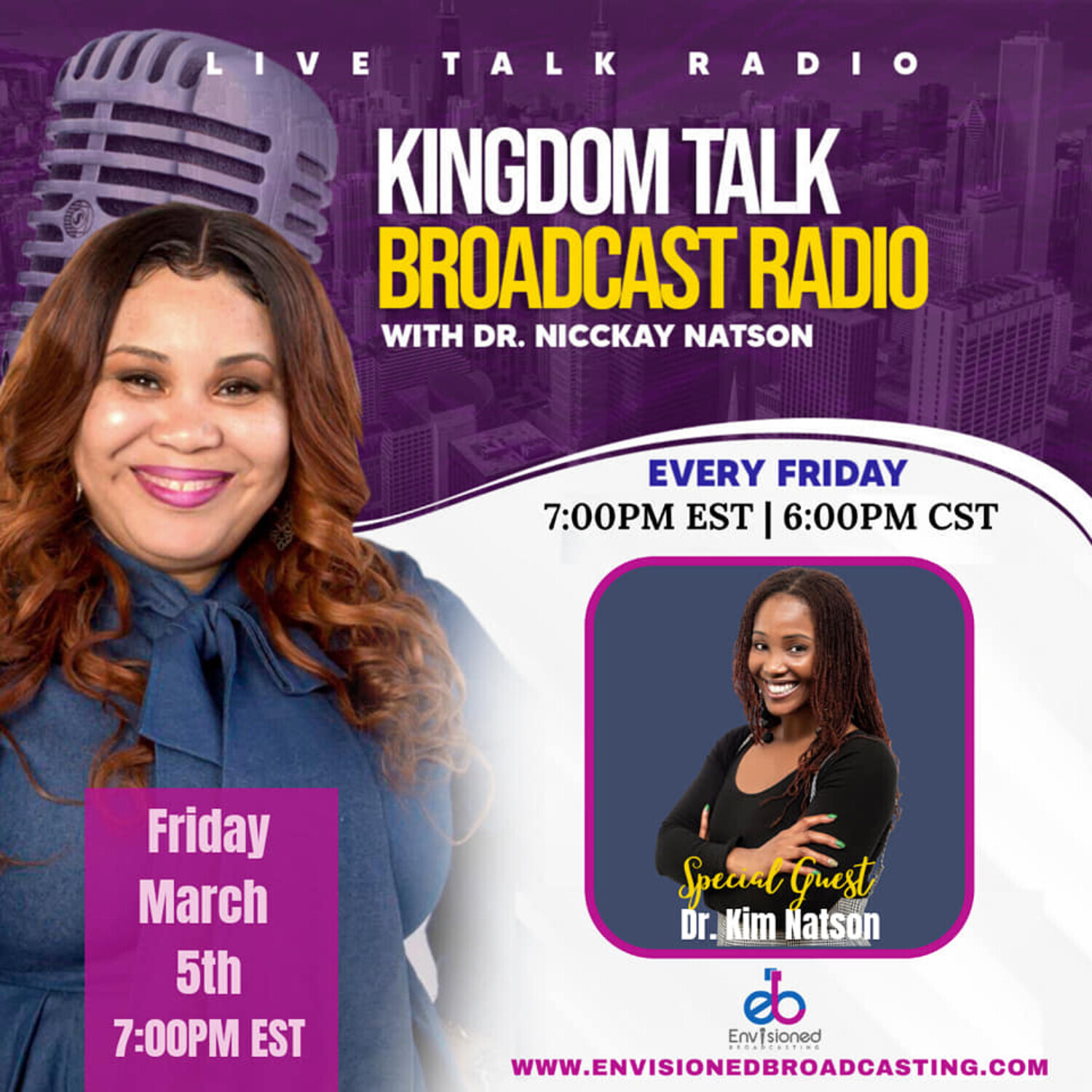 Kingdom Talk Broadcast Radio with Dr. Nicckay Natson