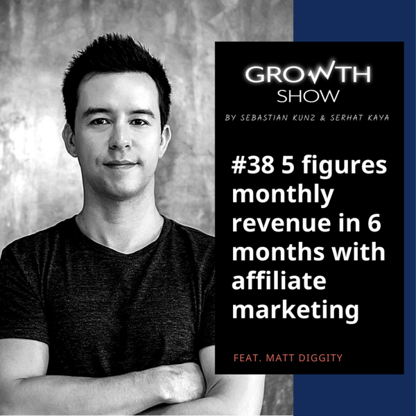 #38 Five figures monthly revenue in 6 months with affiliate marketing artwork