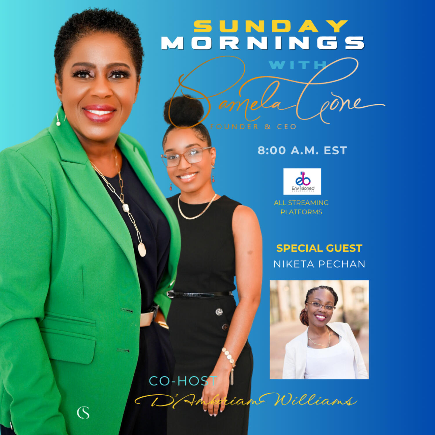 Sunday Mornings with Pamela Cone