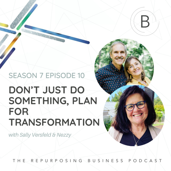 Don’t Just Do Something, Plan For Transformation with Sally Versfeld & Nezzy artwork