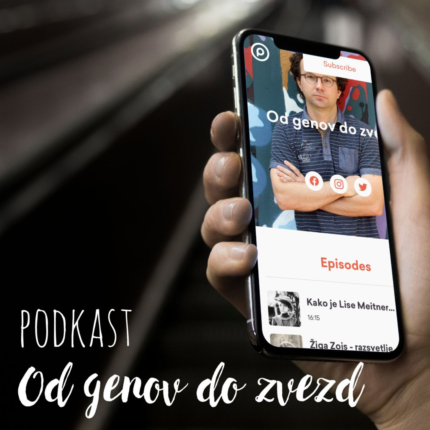 Napovednik za podkast Od genov do zvezd episode artwork