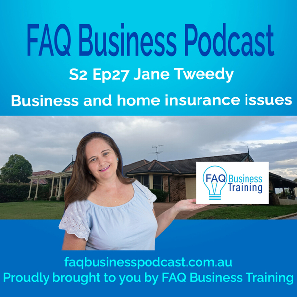 S2 Ep27 Business and home insurance issues - Jane Tweedy artwork