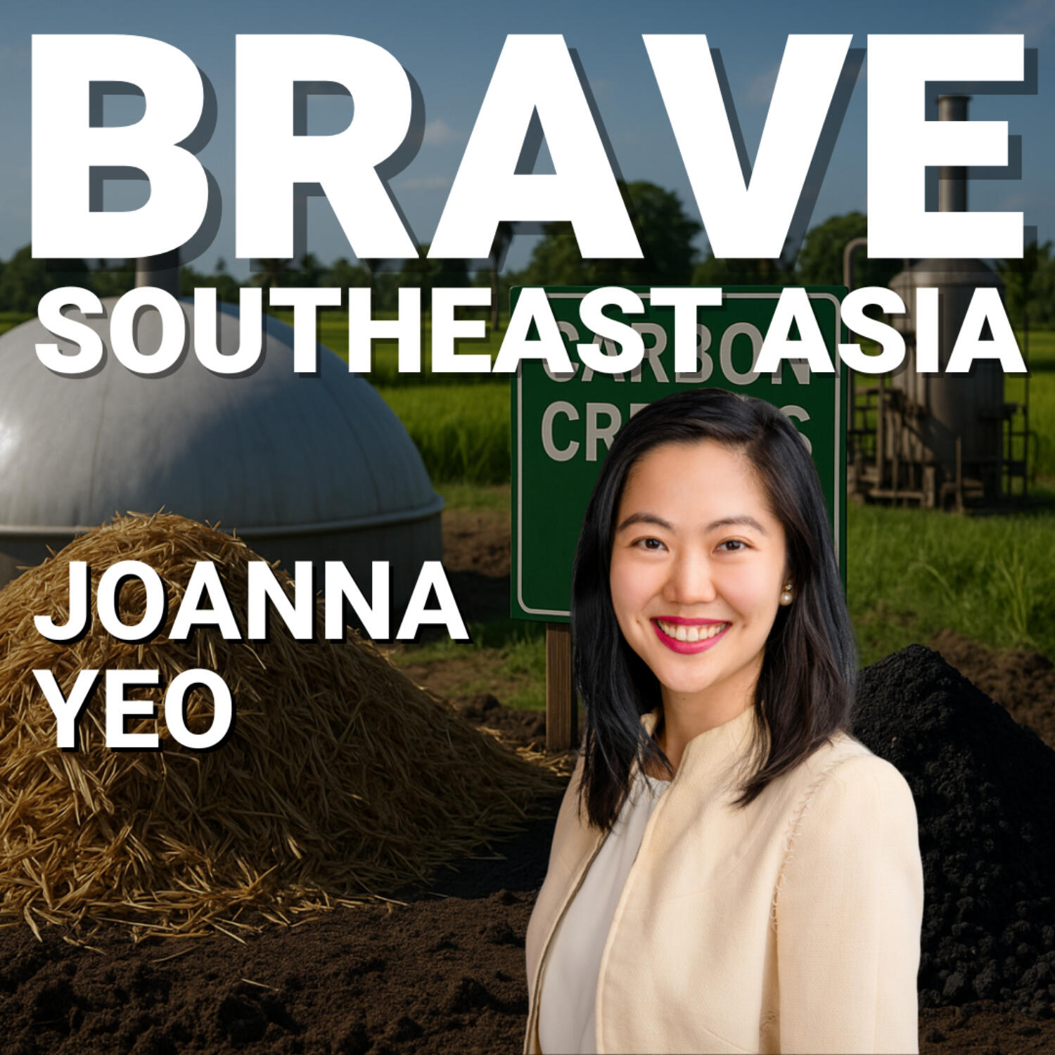 cover of episode Joanna Yeo: Wall Street to ClimateTech, Biochar Carbon Credits & 50% Farmer Revenue Share – E577