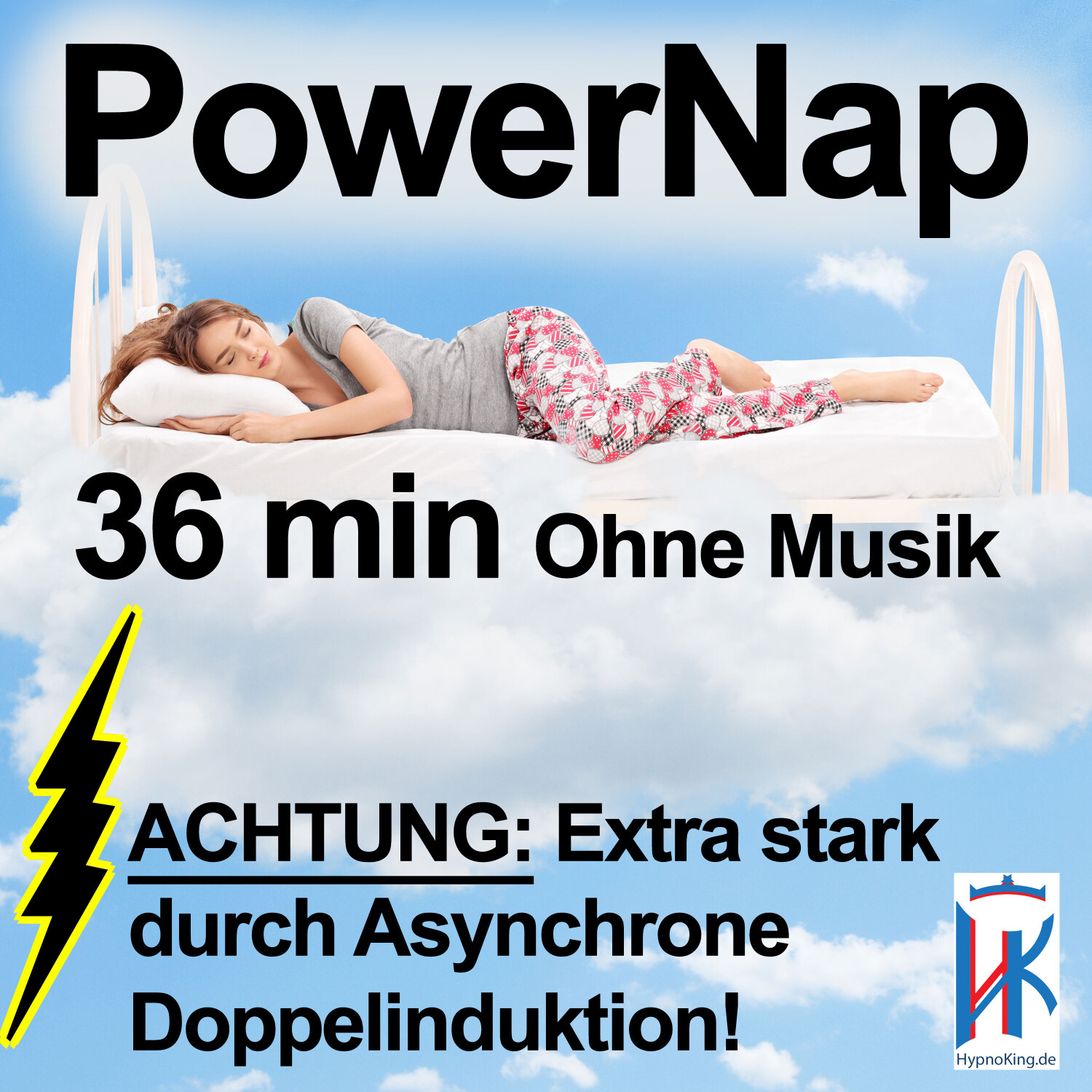 Power Nap 36 min ⚠️Extra stark! ﻿Asynchrone Doppelinduktion💥 Schlafquickie Mittagsschlaf Meditation episode artwork