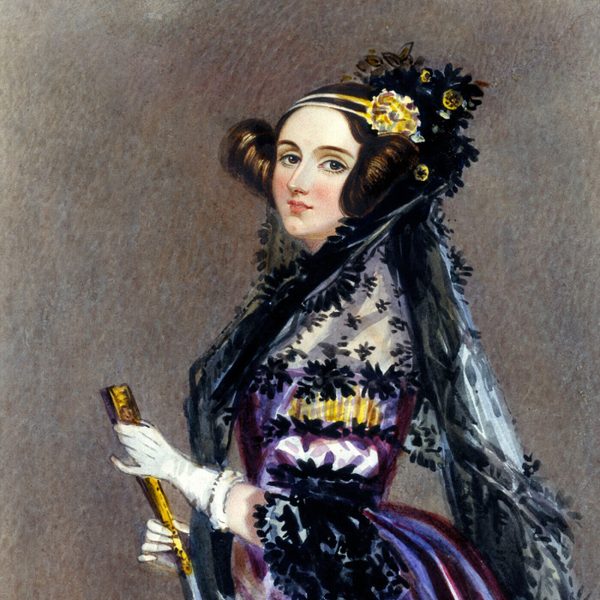 Countess Ada of Lovelace – pioneer of computer science artwork