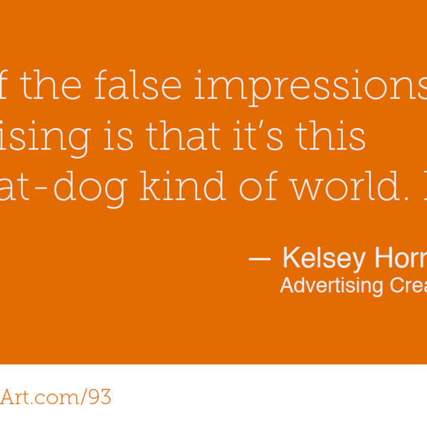 93 - Finding what people care about in advertising with Kelsey Horne artwork