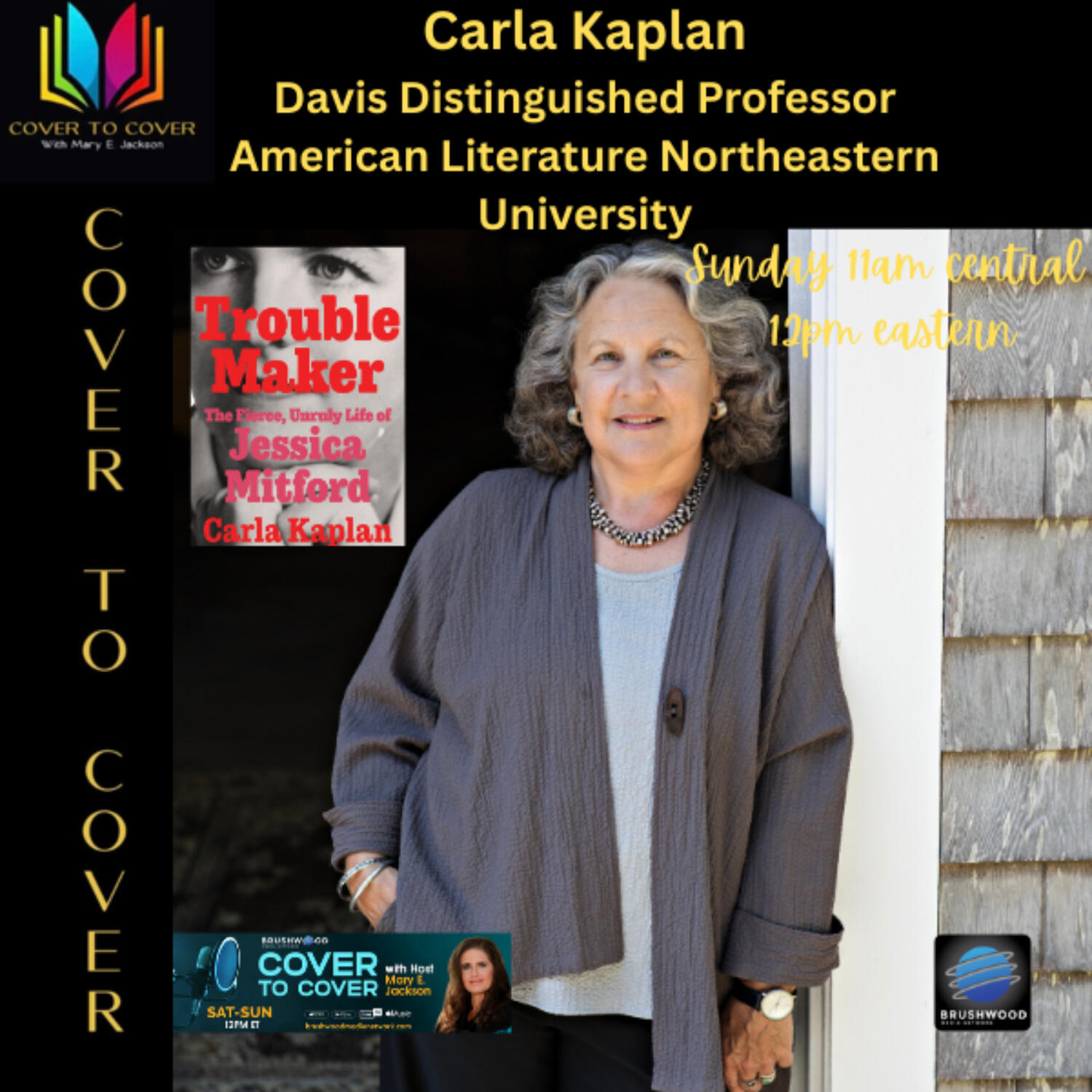 Carla Kaplan - Biography of Jessica Mitford and Her Journey episode artwork