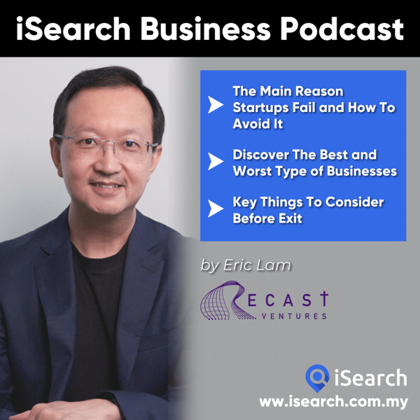 The Fast Founder: How to Start, Scale, and Exit in 36 Months! | Eric Lam (Recast Ventures) artwork
