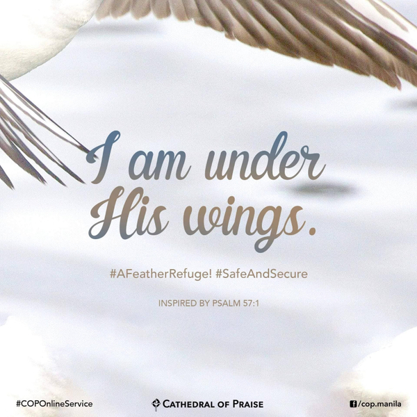 Psalm 57:1- I Am Under HIS Wings artwork