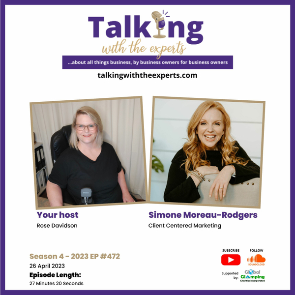 2023 EP472 Perfecting Your Marketing Approach with Simone Moreau-Rodgers artwork