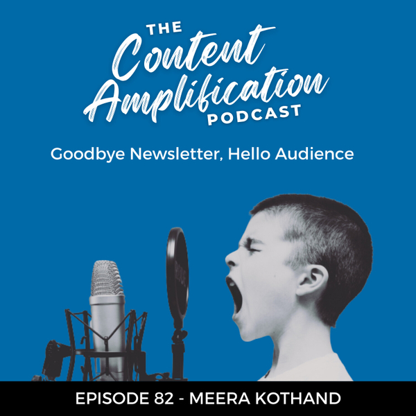 Episode 082 - Goodbye Newsletter, Hello Audience artwork