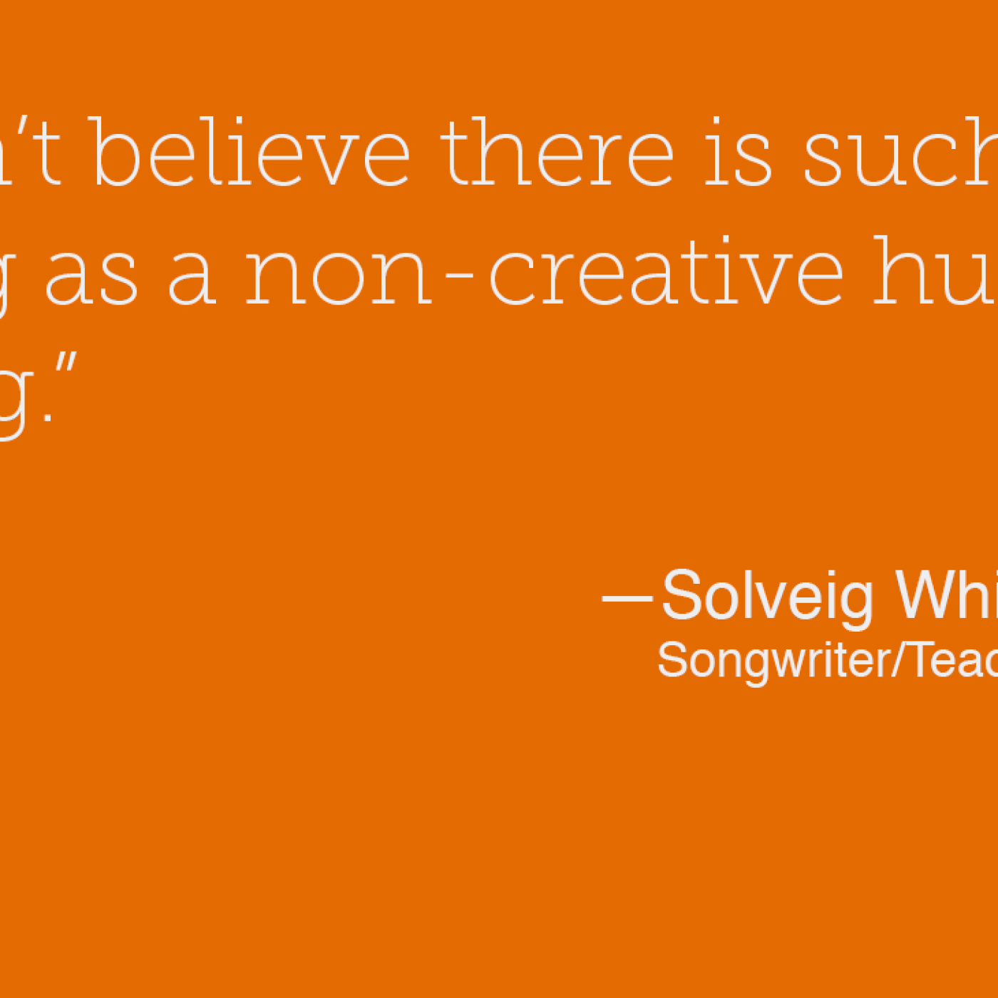 14 - Get good at everything or work with others. A Solveig Whittle interview. - podcast episode cover