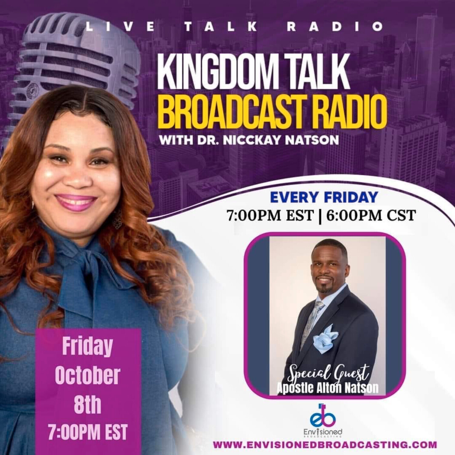 Kingdom Talk Broadcast Radio with Dr. Nicckay Natson