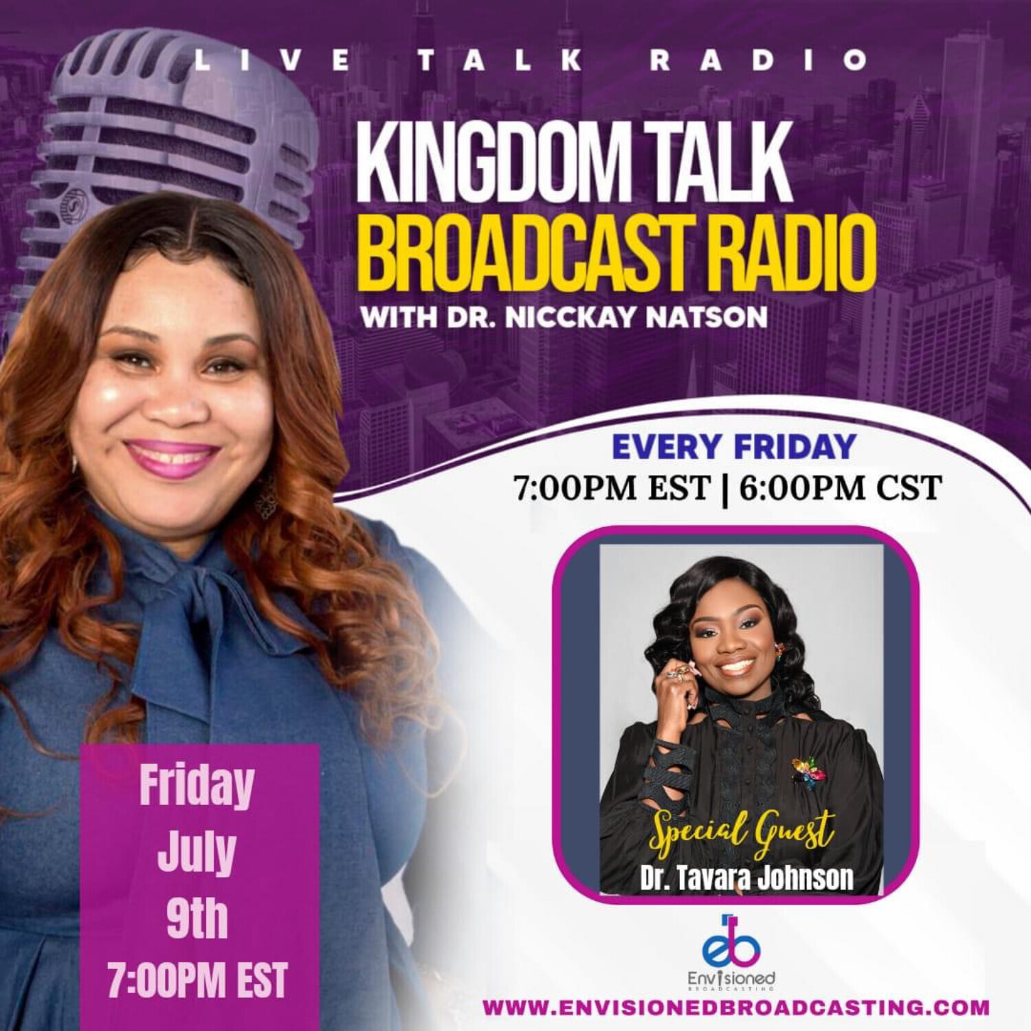 Kingdom Talk Broadcast Radio with Dr. Nicckay Natson