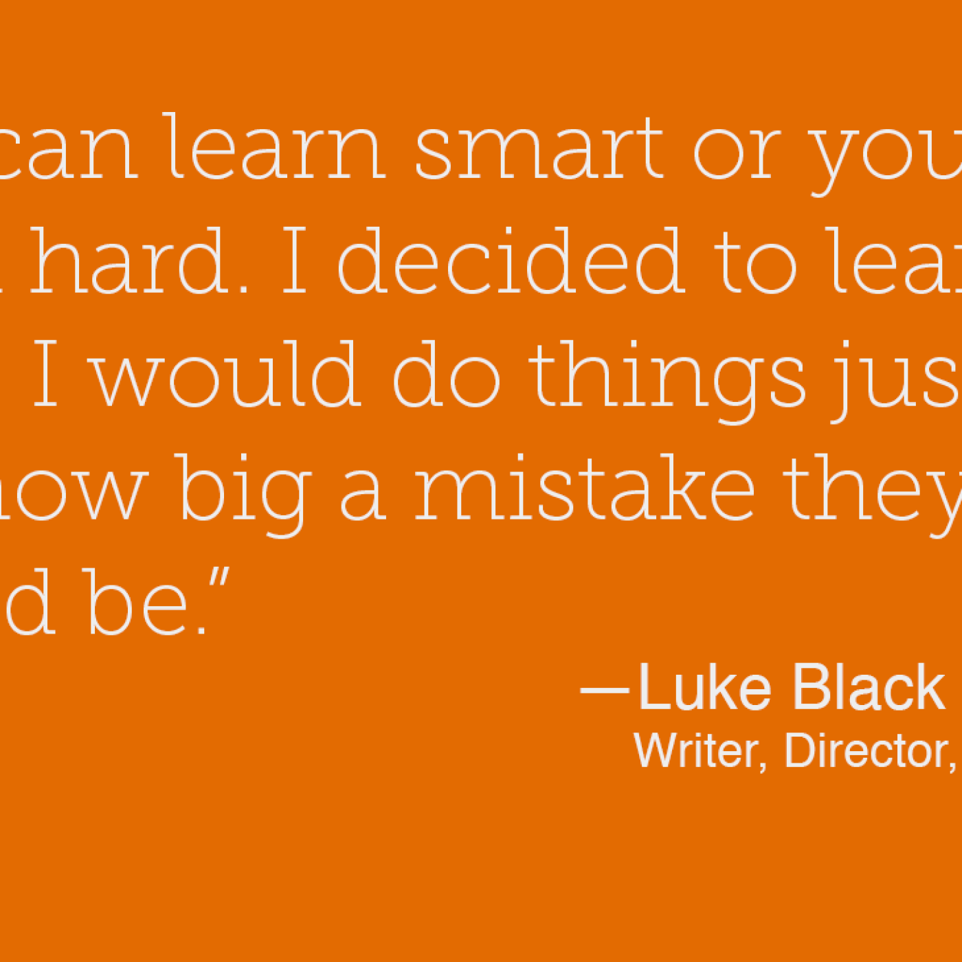 22 – The art and business of filmmaking with Luke Black - podcast episode cover