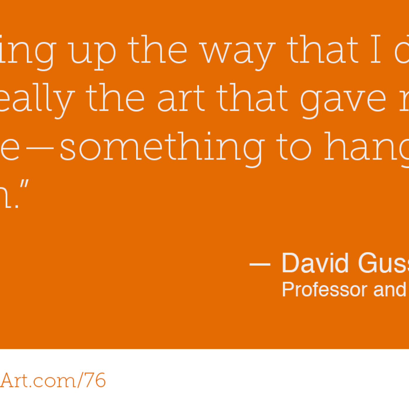 76 - Art therapy in prisons with David Gussak - podcast episode cover