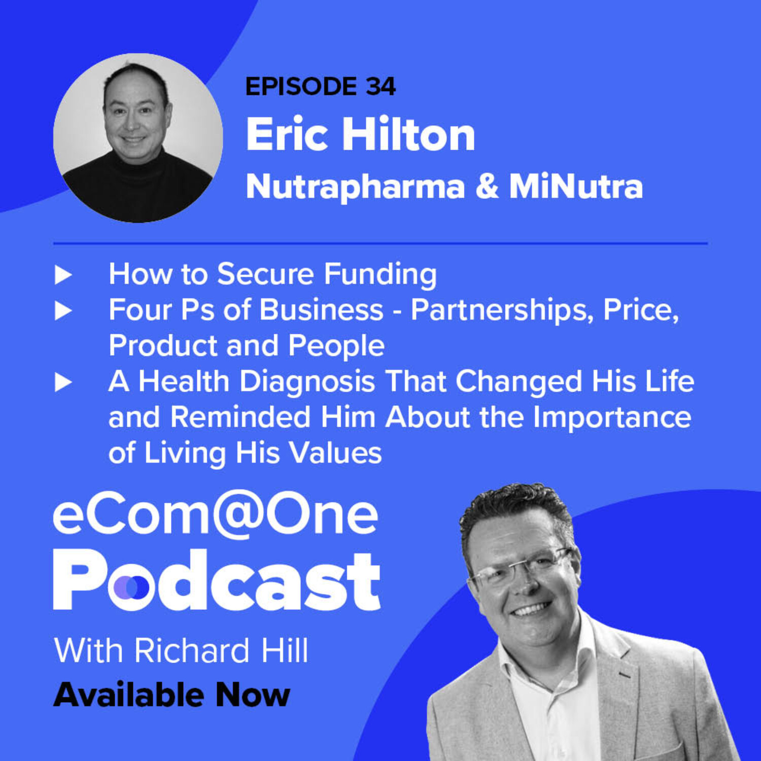 Ep 34: Eric Hilton - Innovation and Research, The Magic Behind Nutrapharma and MiNutra episode artwork
