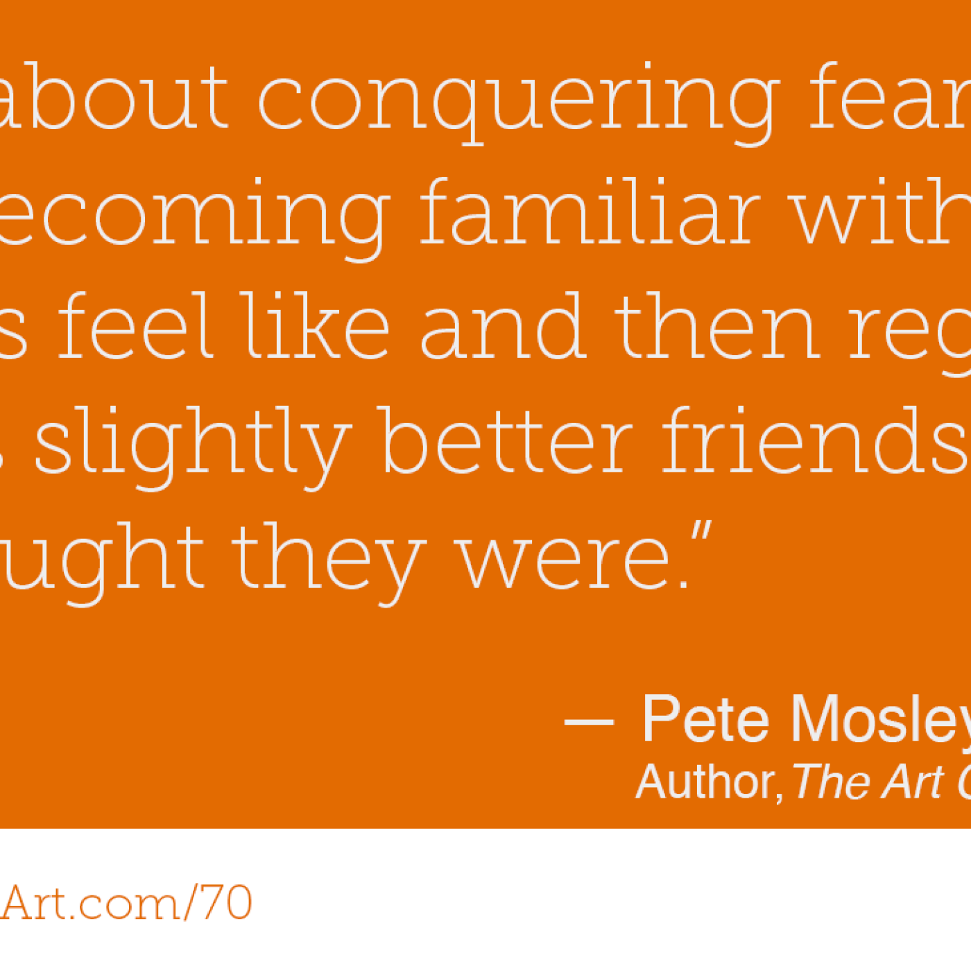 70 - The Art of Shouting Quietly with Pete Mosley - podcast episode cover