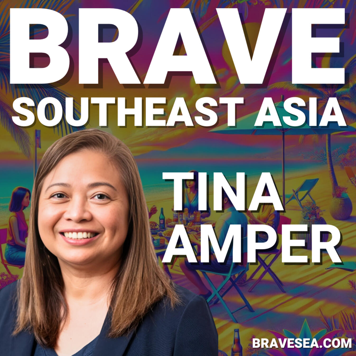 cover of episode Tina Amper: Geeks on a Beach, 12M Filipino Diaspora Reverse Culture Shock & Burnout to Community Leader - E489