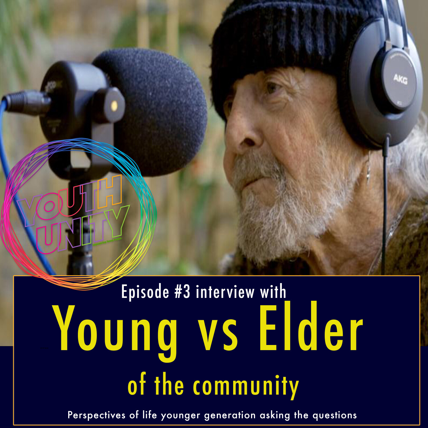 Young Person getting a take on a elders perspective