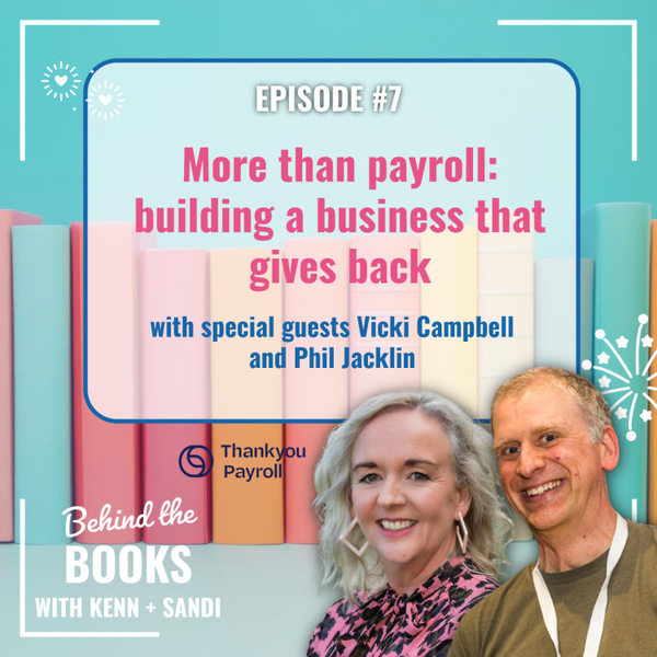 More than payroll: building a business that gives back with Vicki Campbell & Phil Jacklin artwork