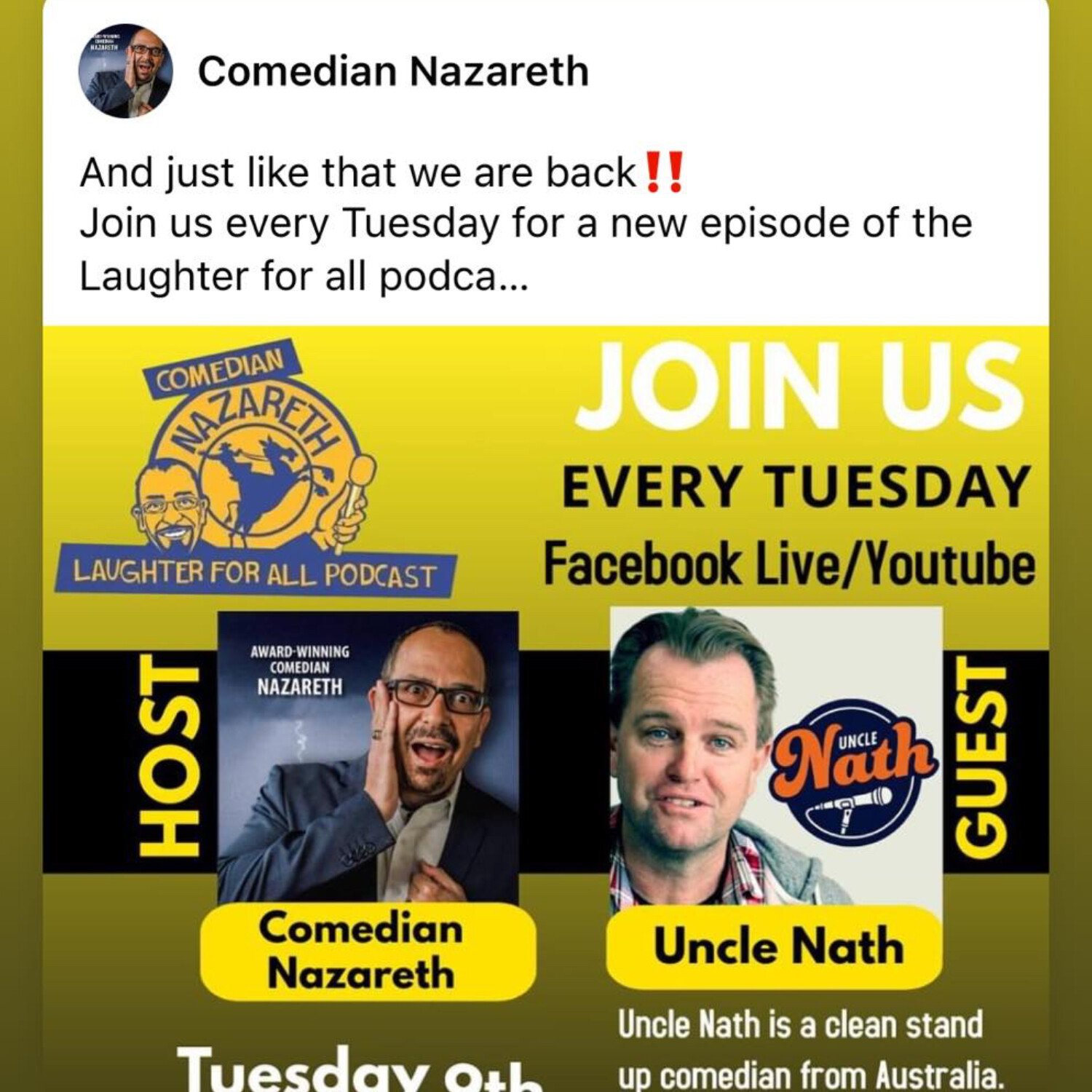 LFA Podcast: Comedy in Australia