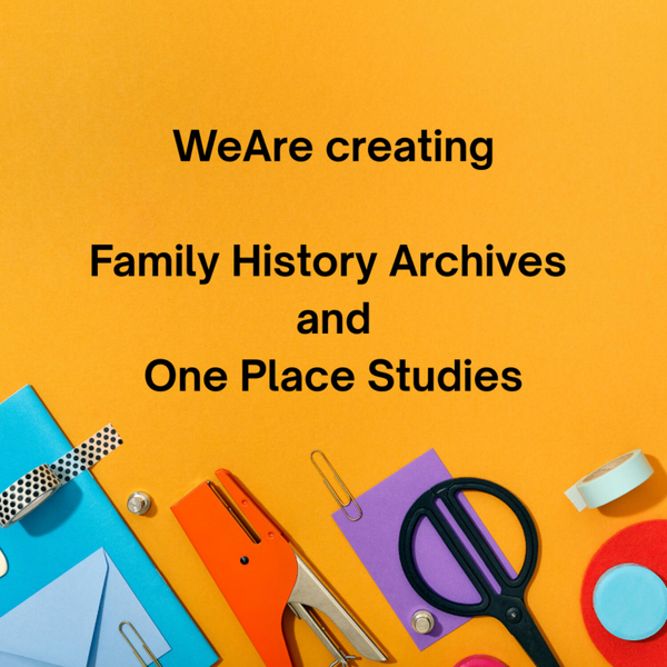 WeAre creating family history archives artwork
