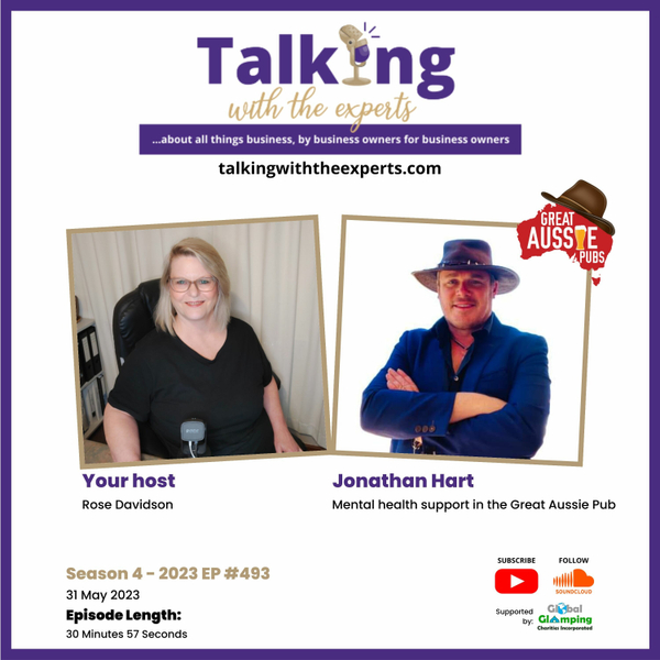 2023 EP493 Jonathan Hart - Creating a Culture of Care: Mental Health Support at Pubs in Australia artwork