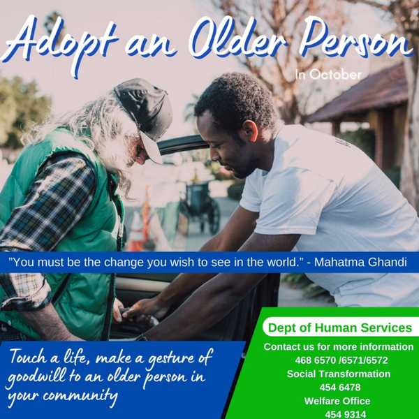 Adopt an Older Person (PSA) artwork