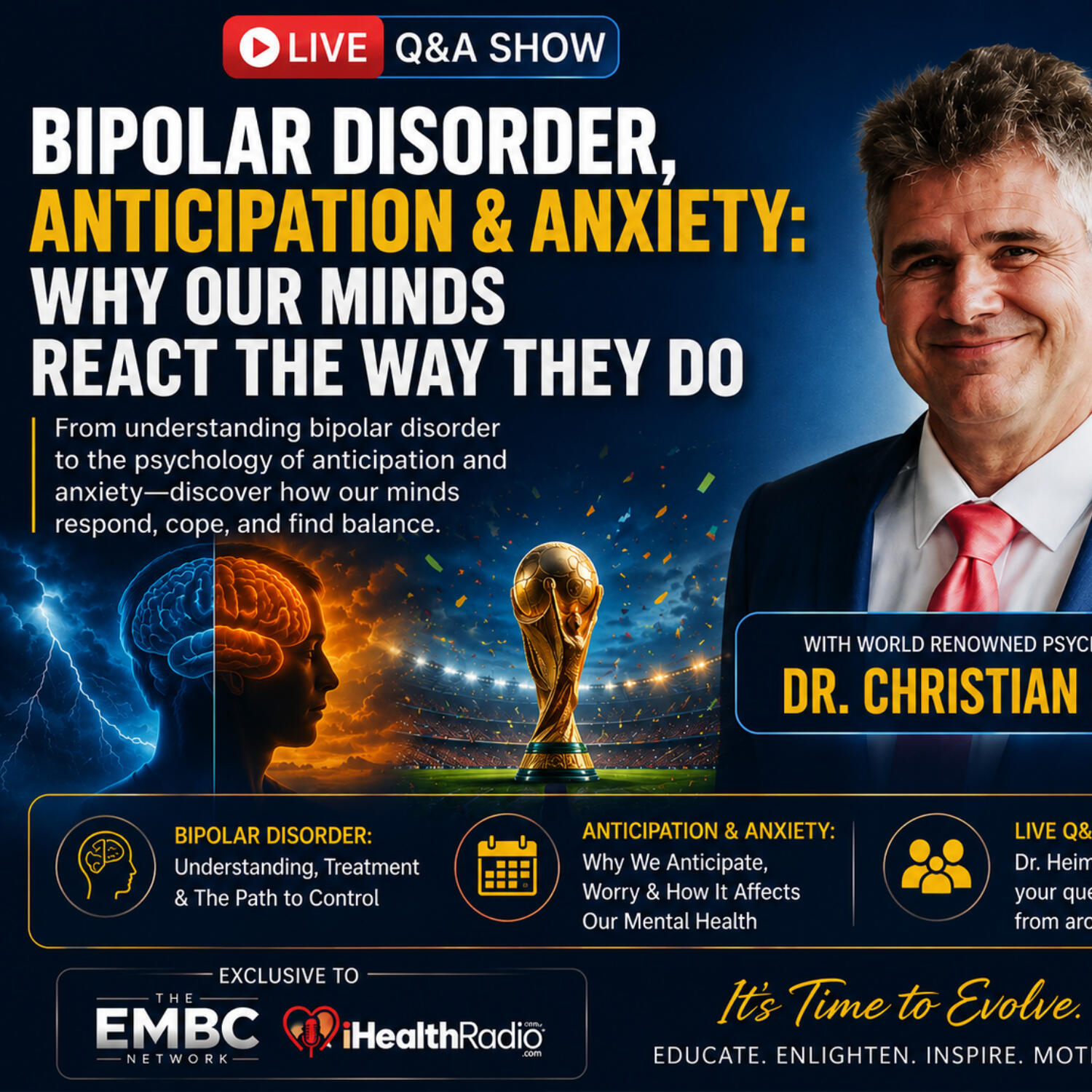 Bipolar Disorder, Anticipation & Anxiety: Why Our Minds React the Way They Do episode artwork