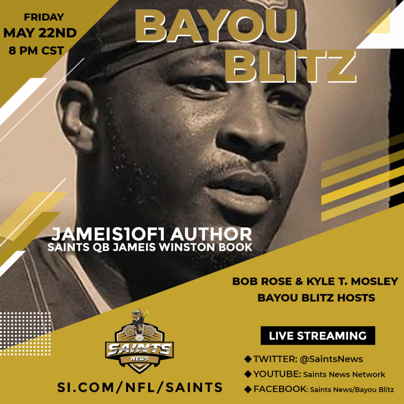 Bayou Blitz Podcast:  Jameis1of1 Author Interview