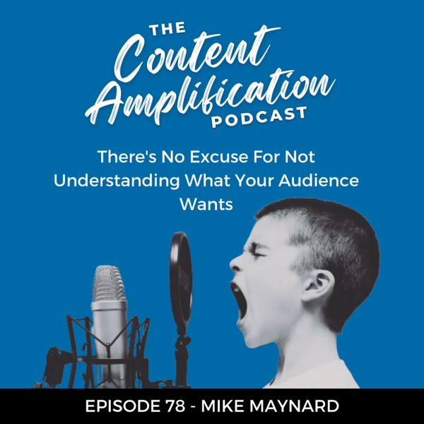 Episode 078 - There's No Excuse For Not Understanding What Your Audience Wants artwork