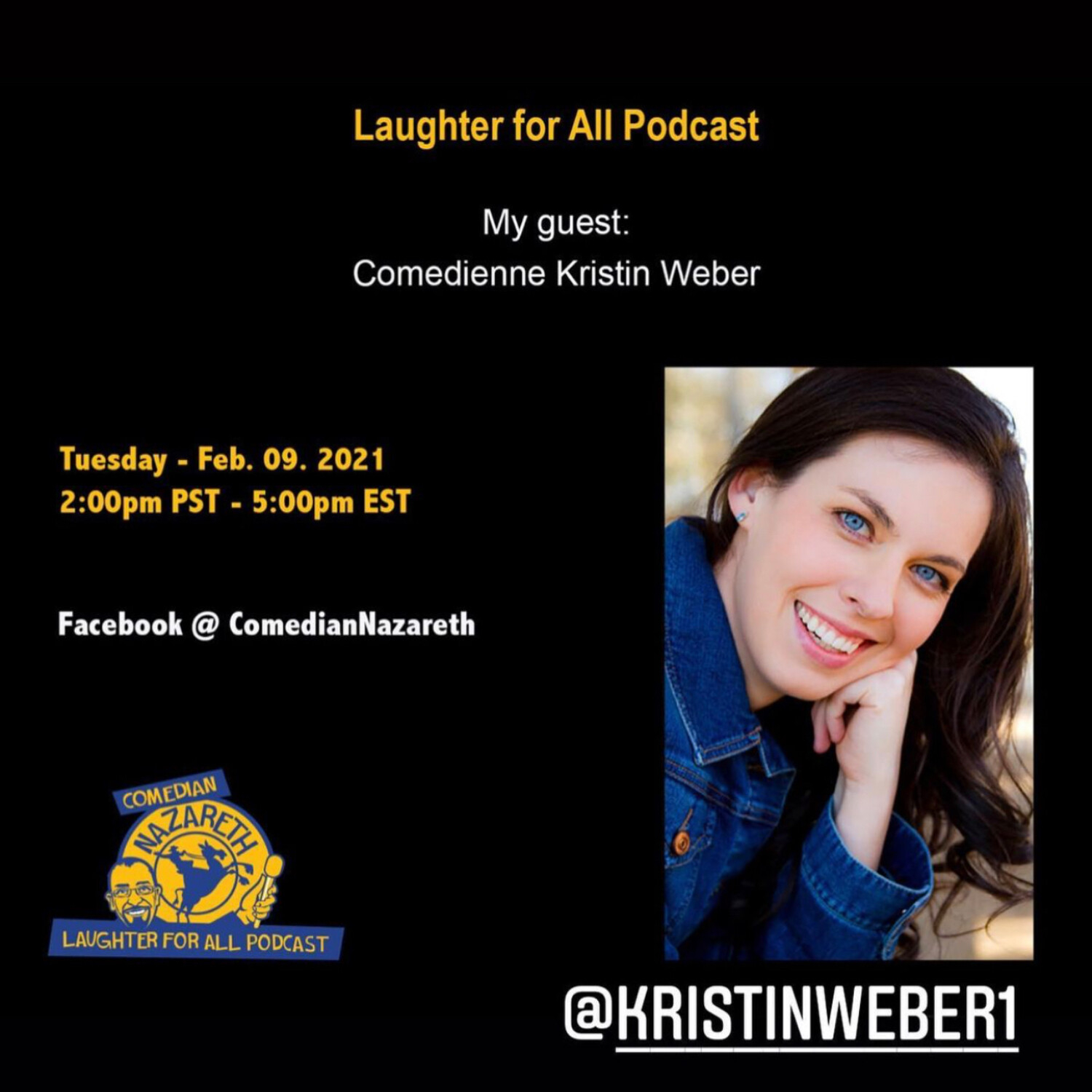 LFA Podcast with guest Comedienne: Kristin Weber