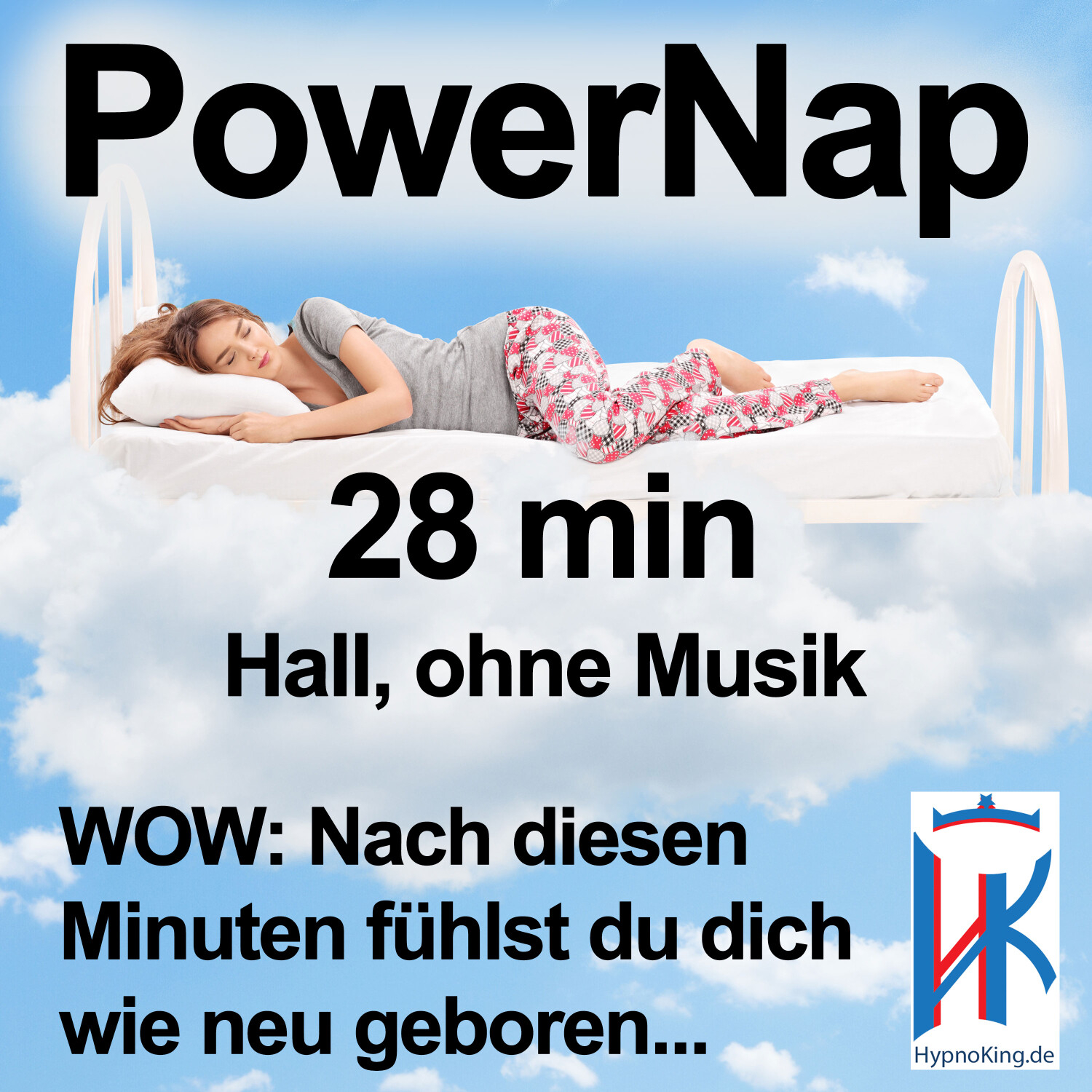 Power Nap 28 min deutsch mit Hall 📢Original HypnoKing®✅ Schlafquickie, Mittagsschlaf, Kurzschlaf episode artwork