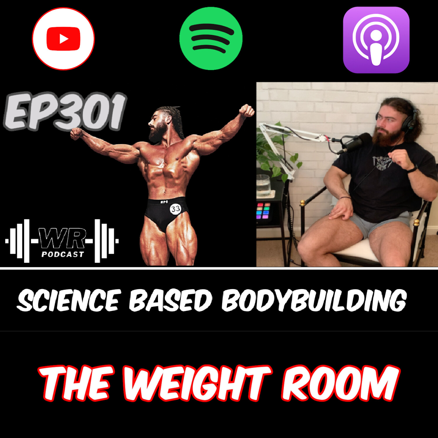 cover of episode EP301: Bodybuilder and Bodybuilding Coach Gideon Bettinger on Science Based Bodybuilding and MORE!