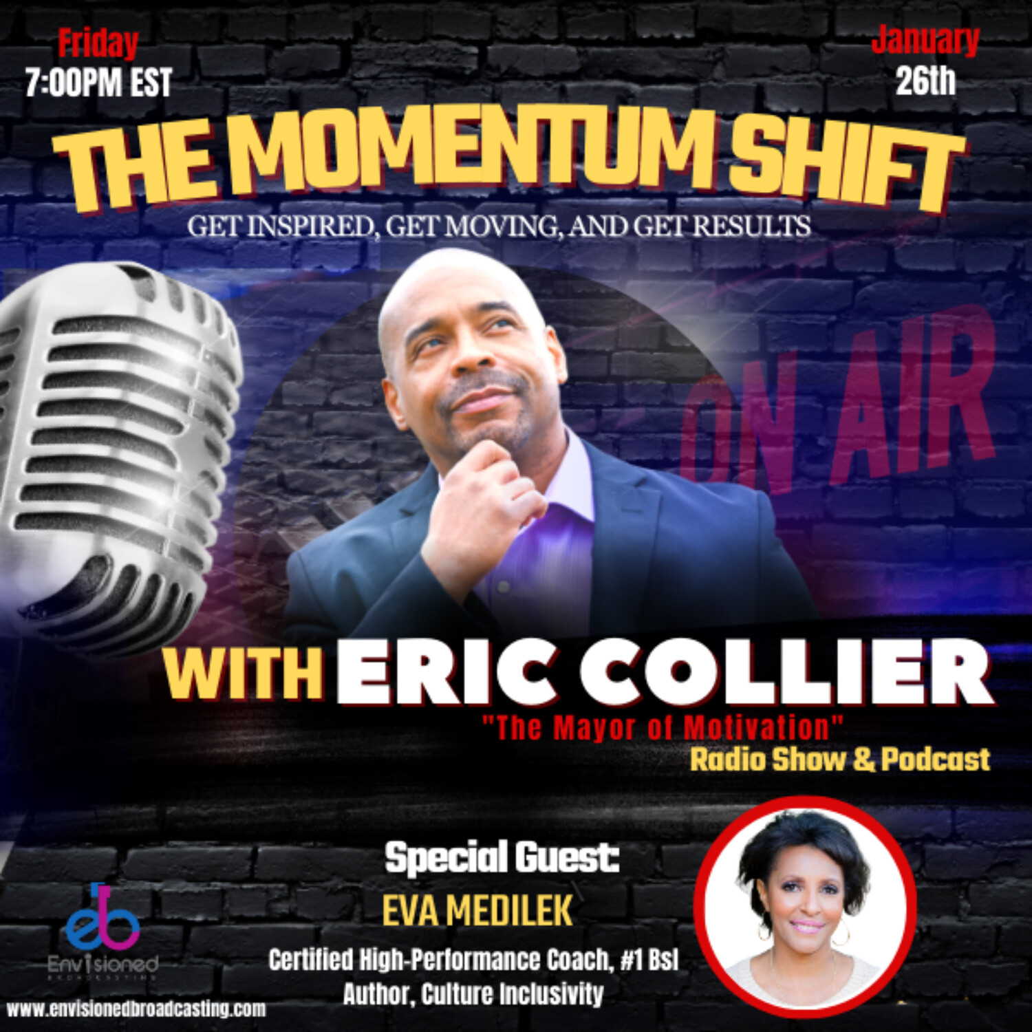 Bestselling Author, Eva Medilek Discussing Self-Care, Strengthening Relationships, and the Importance of Taking Charge of Your Life episode artwork