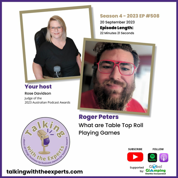 2023 EP508 Roger Peters - What are Table Top Roll Playing Games artwork