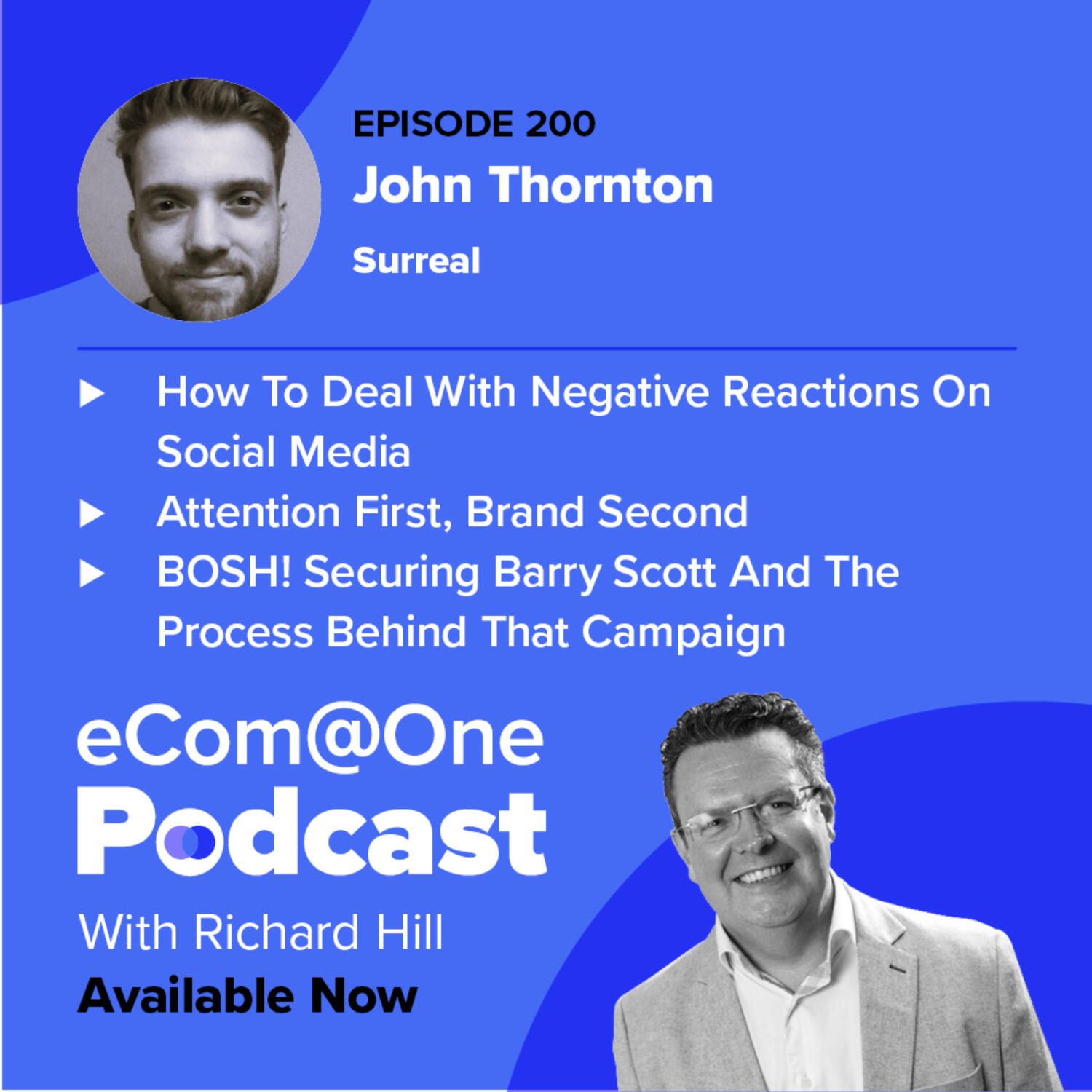 eCom@One with Richard Hill